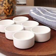 Juego de 6 platos pequeños de salsas, cuencos de cerámica para salsas y alimentos, plato para salsa de 1 oz, plato para salsas y quesos, plato creativo para ketchup, salsa de soja, barbacoa, sushi - Multicolor - Ver 4