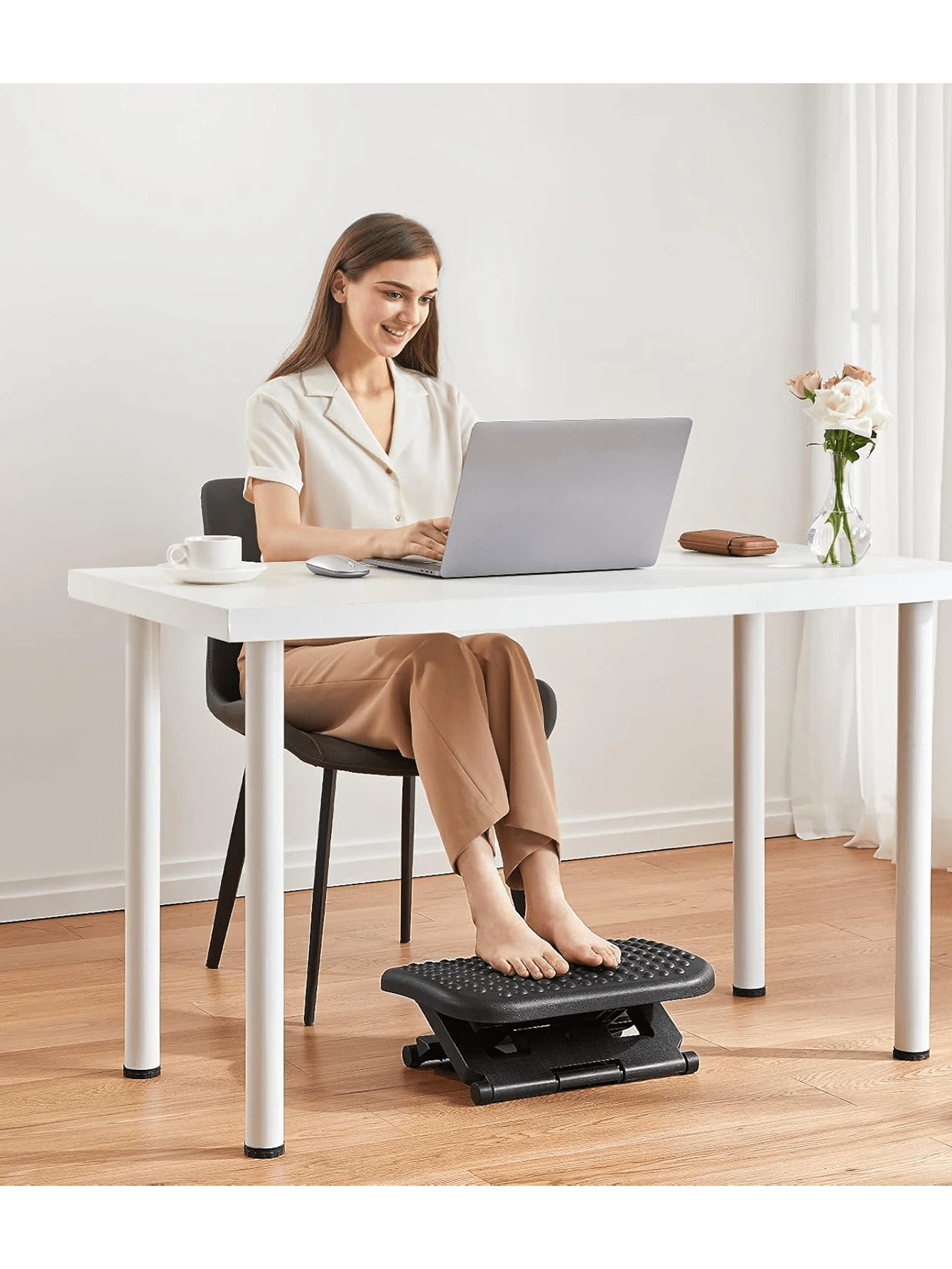 Repose-Pieds En Bois, Sous Le Bureau Repose-Pieds Escabeau En Bois