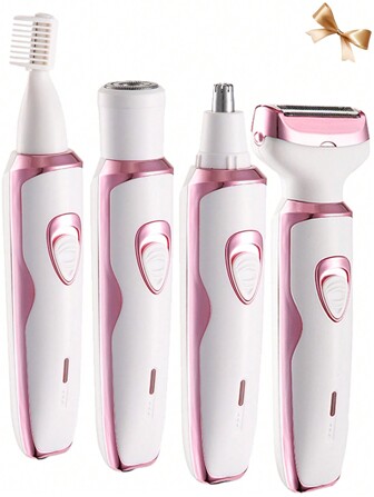MIGUAN Women Epilators Women Electric Shavers On Armpit Hair Private Groin Hair And Leg Arm Back Hair Rechargeable Razors 4-IN-1 For Women,Electric Women Underwear Shaver Trimmer Beauty Kit Waterproof Painless Epilator Nose Hair Removal Remover Facial Body Bikini Eyebrow Beard Sideburn Mustache Trimmer Clipper Lady Grooming Kit.