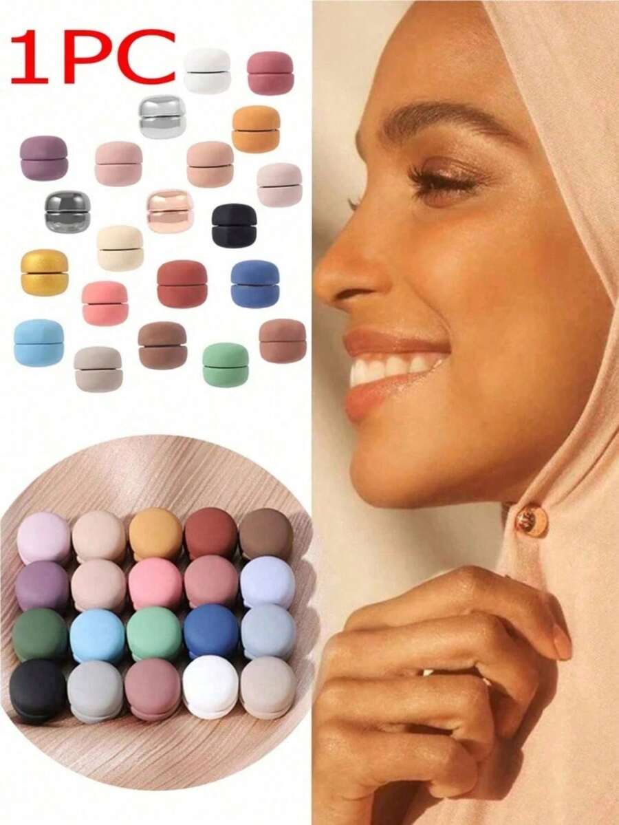 1pc Scarf Magnets, Magnetic Hijab/Scarf Pins For Muslim Women Seamless Brooch