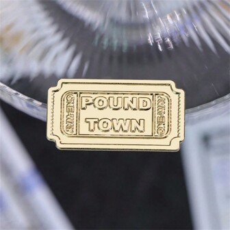 1pc One-Way Ticket To Funny Joke Gag Slang 1.2" Enamel Pin Badge