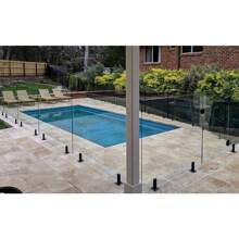 LukLoy Stainless Steel Glass Clamp Glass Spigots Post Balustrade Stairs Railing Pool Balcony Fence Floor Glass Mounting Brackets (Black Finish, 10 Pack, NW 1.2kg) - Gói 10 - Xem 6