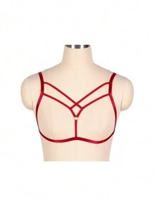 Áo ngực không gọng đàn hồi cho nữ, dây nịt ngực hở vai, dây rút - A - Xem 4