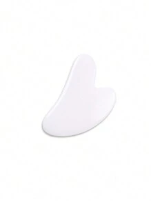 2 Pezzi Rullo di giada e raschietto Gua Sha per massaggio facciale, occhi, collo e corpo, per levigare linee sottili e rughe, giada naturale con colori leggermente diversi