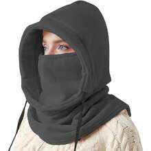 2 PCS Balaclava Windproof Winter Face Mask Warm Fleece Ski Mask For Men And Women Cold Weather Motorcycle Bike Cycling Neck Warmer