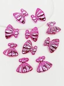 10 件彩色漂亮公主裙珠，DIY 珠宝制作和装饰珠，适用于项链、手链、手机吊饰、包包装饰 - 公主裙 - 查看 2