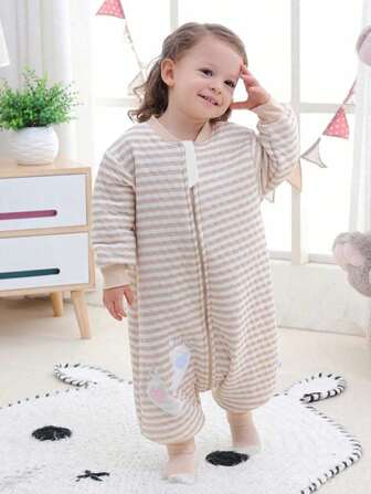 婴幼儿透气棉腿部分离睡袋，四季保暖