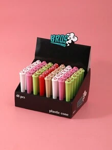 2025 Newest Design Herb Cone Flip Storage Tube, Portable Lightweight Cigarettes And Cigars Storage Case, High Quality Medical Grade Plastic Material, Indispensable Household Storage Pipe And Smoking Accessories, A Great Gift For Family And Friends, Hot Selling Items In Smoke Shops.