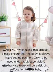 Infant & Toddler Air Cotton Leg Separation Sleeping Bag, Warm All Season - Brown - View 3