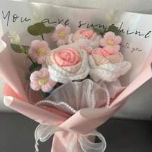 手工制作花束成品情人节、生日送给女朋友/男朋友的礼物 - 粉色 - 查看 4