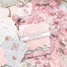 20 pezzi/confezione Carta da scrapbooking vintage goffrata, carte da decorazione DIY, regali per le vacanze, materiali per collage fatti a mano, album di ritagli personalizzati, forniture scolastiche creative