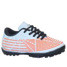 White Orange Boys' Soccer Cleats For The Field - 白色 - 查看 3
