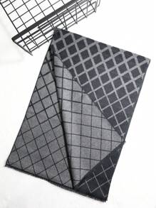 Khăn choàng ấm áp tua rua hai mặt kẻ sọc kẻ caro cho cặp đôi mùa thu/đông mới 2024, Quà tặng đa năng cho bạn trai dành cho giáo viên, học sinh và sinh nhật, Khăn quàng cổ dài và dày, giản dị và thanh lịch - nhiều màu - Xem 4