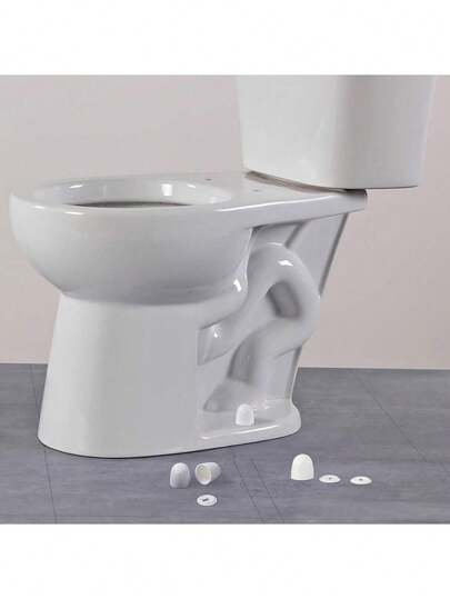 6pcs Toilet Foot Screw With High Cap, Extended Decorative Cap, Bathroom Accessories