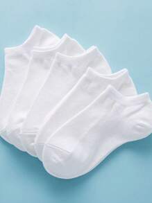 Kit 12 Pairs Women's Ankle Socks Cotton 36-39 - trắng - Xem 2