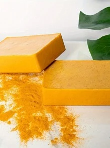 Turmeric Soap Lemon Kojic Acid Soap Ginger Handmade Cold Soap Bath Wash Soap  Natural Ginger Soap For Mom - Ginger - View 6