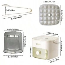 Covered Press Type Ice Maker That Can Make 48 Small Ice Cubes. Equipped With Ice Clamp Box And Ice Box. Ice Making Machines For Parties And Family Gatherings