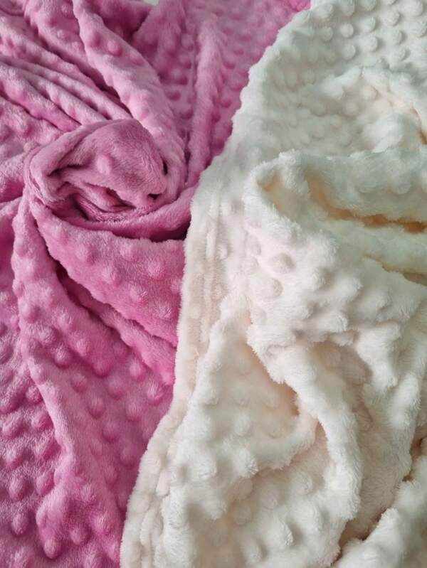 2 Cobertor de Bebê de Microfilamento Rosa e Bolha, Cobertor para Meninos e Meninas