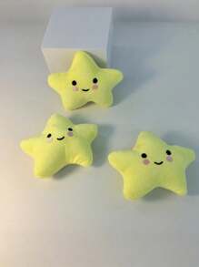 1 Cat/Dog Lover Gift And Dog/Cat Mom Love Pet Plush Toy, Dog Lover And Dog Mom Love Toy, Cat Lover And Cat Mom Love Toy, Cartoon, Woolen Yarn, Star Toy, Small Star Cat/Dog Lover Gift And Dog/Cat Mom Love Pet Toy That Can Make Sound. It Looks Very Cute. The Dog Lover And Dog Mom Love Will Like It. It Is Suitable For Small Cat/Dog Lover Gift And Dog/Cat Mom Love Pets Such As Teddy Bear, Corgi Dog Lover And Dog Mom Love, Cat Lover And Cat Mom Love, Etc - Multicolor - View 15