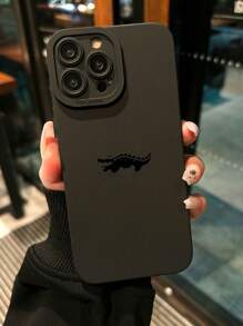 1 个黑色鳄鱼眼设计保护手机壳适用于 Iphone 16 Pro Max/16 Pro/16/15 Pro Max/15 Pro/15/14/13/13 Pro/12/11/XR，柔软保险杠，防摔保护套 - 彩色 - 查看 1