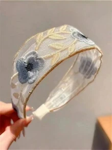 1件/2件/3件装 女士优雅百搭刺绣花朵发箍，适合日常、通勤、上学、工作、海滩、派对、节日礼物，波西米亚风格，发箍，发圈，发饰，头饰 - 彩色 - 查看 11