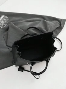 Sac fourre-tout à l'épaule d'une grande capacité, modèle classique, automne/hiver 2024. Sac seau décontracté pour femmes, convenant à l'usage quotidien, le travail, les déplacements, les vacances, les festivals, les sorties et les cadeaux