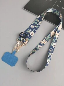 Painted Crossbody Cell Phone Lanyard Strap Adjustable Neck Hanging Rope With Gasket Clip Anti-Lost Universal Phone Case Lanyards