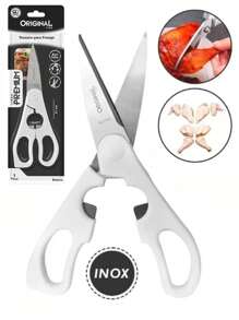 Chicken Scissors For Cutting Poultry Meat And Roast Chicken Stainless Steel - Kitchen - Carving Cutting Chicken Meat - Premium - PANAMI - trắng - Xem 1