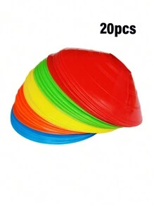 5 件/10 件/20 件/30 件足球训练标记盘、圆口标记板、敏捷训练锥、小障碍物 - 彩色 - 查看 11