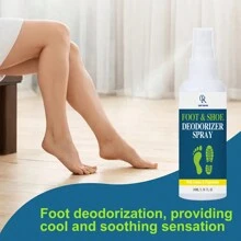 Foot And Shoe Deodorization Spray - Aloe Maceration, Hypoallergenic, Peppermint And Lemon Fragrance, Odor Control And Sweat Relief