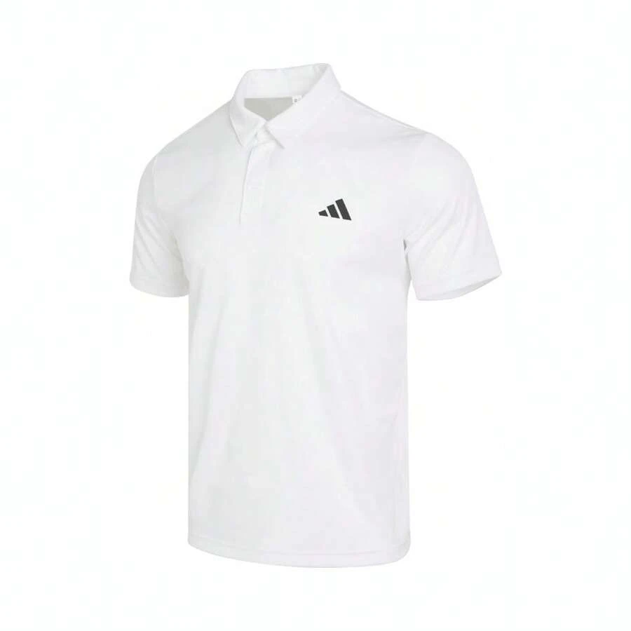 Adidas 2024 男友风男士 FAB POLOPOLO 针织 Polo 衫 THR8729 - 白色 - 查看 1