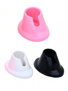Soporte para botellas de esmalte de uñas, soporte antiderrame de goma suave para exhibición de manicura, accesorios para esmalte de uñas, suministros de arte de uñas para organizador de uñas (negro/blanco/rosa), suministros para uñas, herramientas para uñas, herramientas de arte de uñas, de vuelta a la escuela, uñas, herramientas para uñas postizas - Multicolor - Ver 7