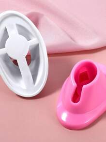 Soporte para botellas de esmalte de uñas, soporte antiderrame de goma suave para exhibición de manicura, accesorios para esmalte de uñas, suministros de arte de uñas para organizador de uñas (negro/blanco/rosa), suministros para uñas, herramientas para uñas, herramientas de arte de uñas, de vuelta a la escuela, uñas, herramientas para uñas postizas - Multicolor - Ver 3