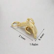 1pc Copper Fruit Series Pendant, Watermelon, Pineapple, Grape Charm For DIY Bracelet, Necklace, Earrings - Multicolor - View 19