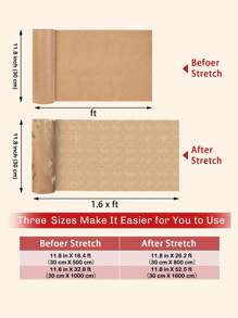 1 pièce Papier d'emballage en nid d'abeille, 11,8" X 16,4' et 11,8" X 32,8' et 11,8" X 96' Papier d'emballage de substitut pour l'emballage de coussin à bulles pour le déménagement, l'expédition, les fournitures de déménagement, l'emballage à bulles, rouleau de protection 80 g/m² pour Halloween, la Toussaint, Noël
