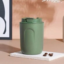 1pc Mini Stainless Steel Insulated Coffee Cup, Fashionable Gift Mug, Compact & Portable, Comfortable Grip, One-Click Open/Close, Essential For Street, Office, Coffee, Tea - Multicolor - View 16