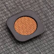 Handmade Bamboo Woven Cup Coaster, Teacup Mat, Elegant Tea Ceremony Accessories - Multicolor - View 10