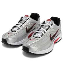 Zapatillas de running para hombre Nike Initiator, parte superior de malla transpirable, cómodas, zapatillas casuales ligeras, con absorción de impactos y rebote, 394055-001 - Plata metalizado/negro/blanco/rojo campus - Ver 3