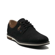 JZ Brothers Stylish Men's Oxford Dress Shoes - 駝色/黑色 - 查看 1