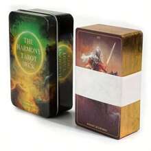 Cartas del Tarot de "Starlight Harmony": Juego de 78 cartas de tarot - Juego de adivinación del tarot, con simbología natural de edición estándar, juego de rol con cartas de cartón de alta calidad, adecuado para jugadores a partir de 14 años, juego de adivinación, juego de fiesta familiar, juego de entretenimiento con amigos, juegos de fiestas y regalos para Halloween, Acción de Gracias, Navidad