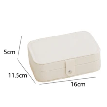 1 hộp đựng trang sức cá nhân hóa, quà tặng đám cưới, hộp đựng trang sức nhung tùy chỉnh, túi đựng mỹ phẩm, quà tặng phù dâu cá nhân hóa, hộp đựng trang sức du lịch bằng nhung, quà tặng Giáng sinh cho cô ấy, quà tặng Lễ Tạ ơn cho mẹ - Nhiều màu - Xem 5