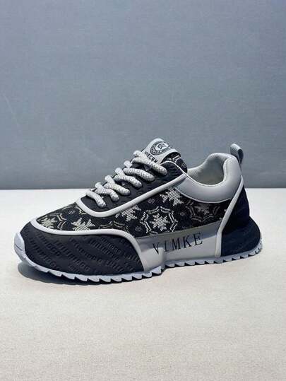 bingyuanjing 时尚、轻便、舒适的小众品牌男士透气厚底休闲增高运动鞋，全新潮流设计