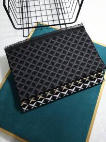 Khăn choàng ấm áp tua rua hai mặt kẻ sọc kẻ caro cho cặp đôi mùa thu/đông mới 2024, Quà tặng đa năng cho bạn trai dành cho giáo viên, học sinh và sinh nhật, Khăn quàng cổ dài và dày, giản dị và thanh lịch - nhiều màu - Xem 5