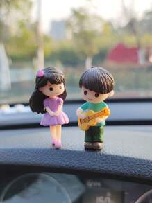 2入組吉他設計車內裝飾品 - 彩色 - 查看 8