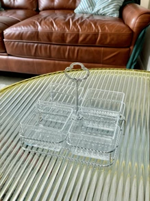1 Juego de Plato Pequeño de Aperitivos con Soporte de Hierro, Estilo Moderno Lujoso, Usado para Almacenar Aperitivos, Dulces, Galletas