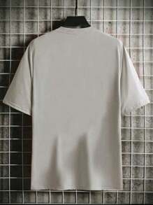 Berlin Men's T-Shirt 100% Cotton Premium Shirt Basic Casual Blouse New Release - 灰色 - 查看 2
