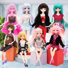 30 厘米/11.81 英寸美丽炫酷的动漫风格娃娃，关节灵活，堪称完美的收藏卡哇伊蛋糕装饰，适合万圣节、圣诞节和所有节日场合
