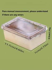 12/20pcs Disposable Tiramisu & Mousse Cake Boxes - Rectangular Plastic Dessert Containers With Flip Lids For Bakery Takeout - Transparent - View 9
