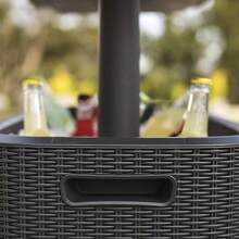 Keter 60 Litre Cool Box (63 US Quart) Bevvy Bar Cooler Party/Garden Table - Grey - View 6