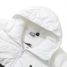 Puma Men's Down Jacket Hooded Warm Casual Top Sportswear Contrast Color Jacket 629273-01